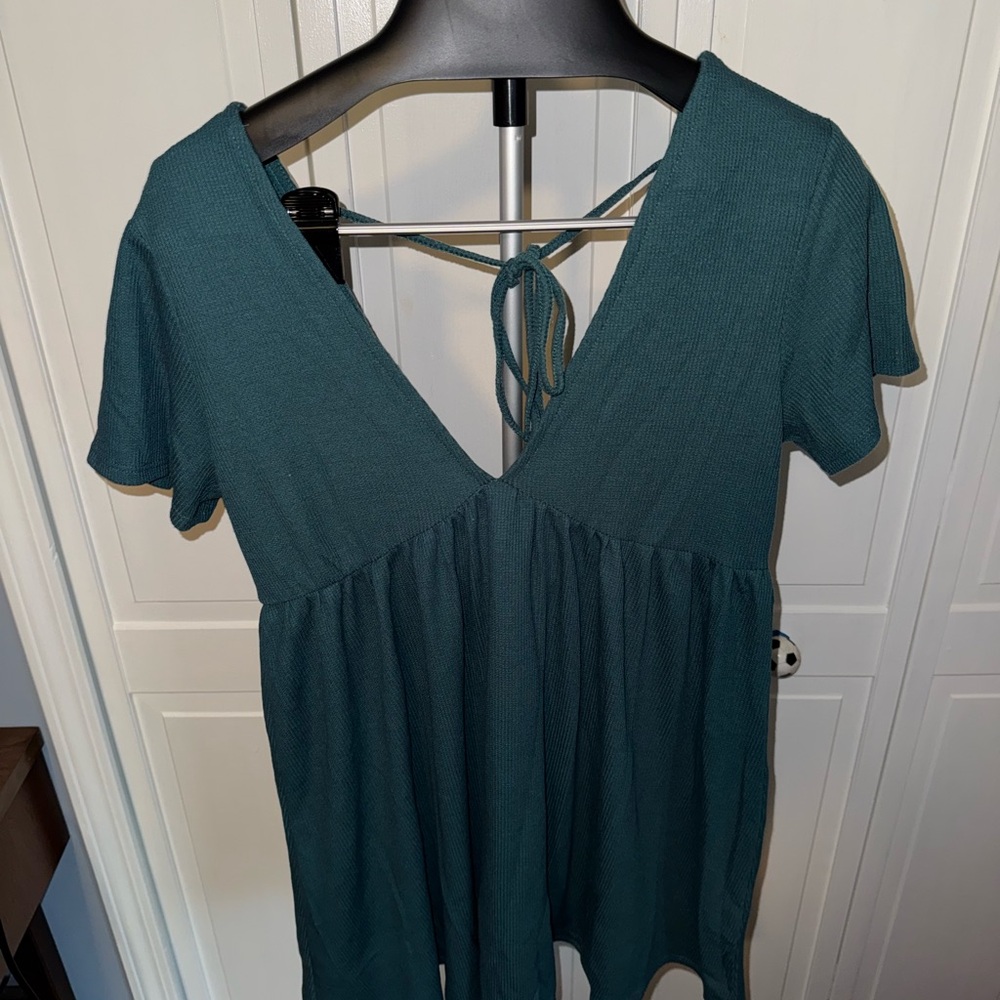 Forever 21 Teal Knit Top